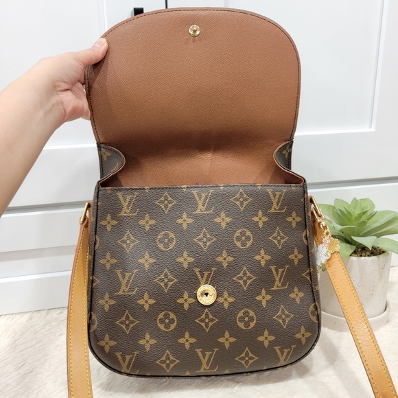 💕DISCONTINUED Crossbody/Shoulder LOUIS VUITTON Saint Cloud GM Monogram - Picture 11 of 16